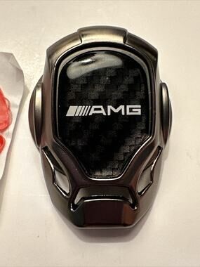 New W/O Box Black Carbon Fiber Cover Keyless Engine Start/Stop Push Button Round